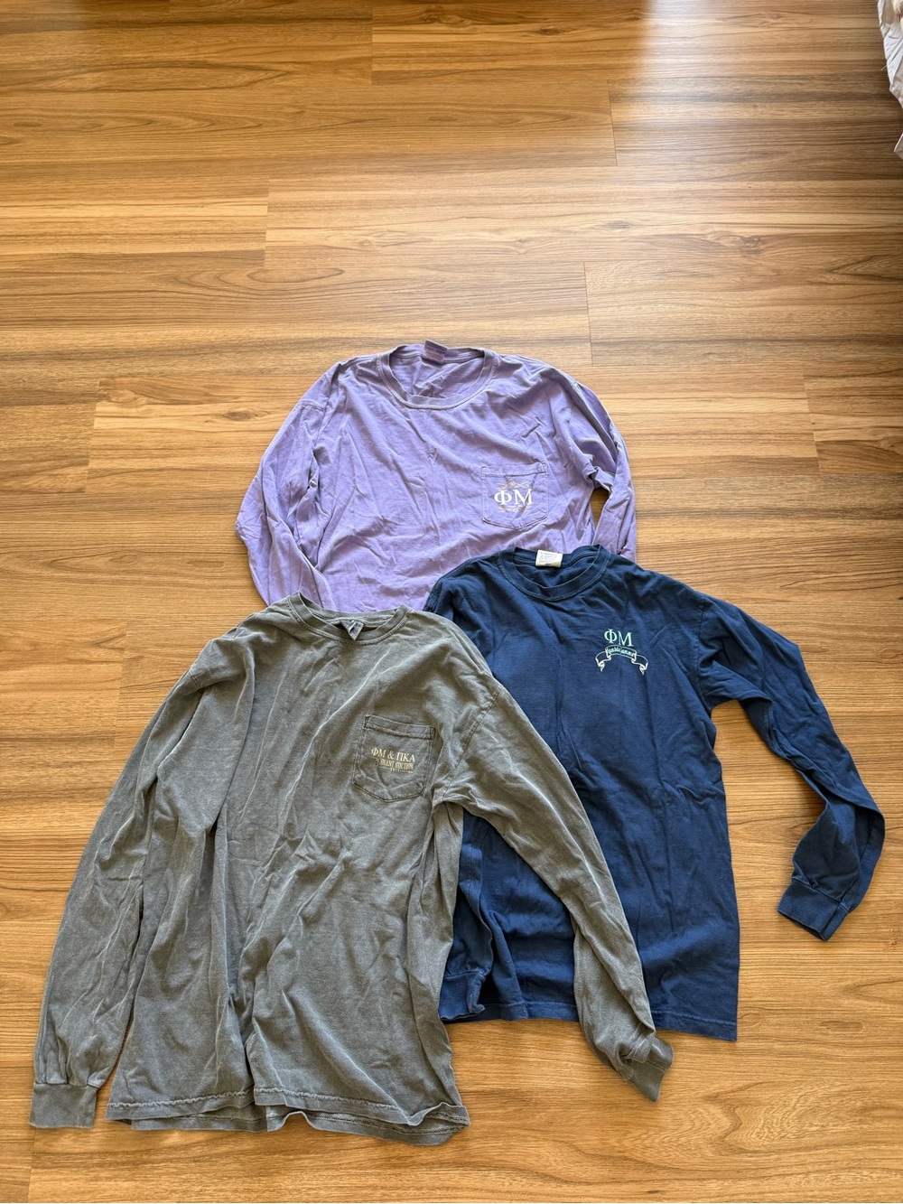 3 Long Sleeves Bundle - Phi Mu